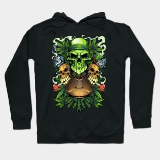 Marijuana Skulls Hoodie